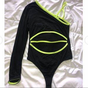 collusion neon cutout bodysuit